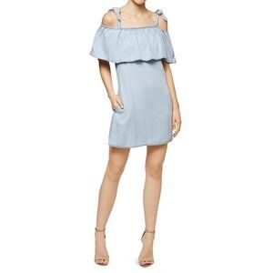 NWT Sanctuary Sunbleach Tie-Shoulder Dress with Pockets XS